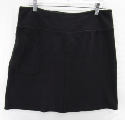 Falda Royal Robbins Mujer 8 Negro Polar Línea A Mini Bolsillo Exterior Pull On Foto 1 de 4