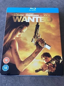 WANTED BLURAY STEELBOOK UK LIMITED EDITION ANGELINA JOLIE + VF - Imagen 1 de 5