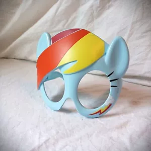 My Little Pony Rainbow Dash Glasses Mask Halloween Costume Blue Orange Yellow - Picture 1 of 7