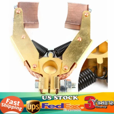 GDRASUYA10 Copper Motor Carbon Brush Herringbone Holder V-shape For Slip Ring Fit DC motor