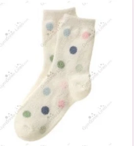 NWT GYMBOREE Snow Princess Polka Dots socks Girl Size 5-7 - Picture 1 of 4