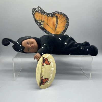 Baby Butterflies by Anne Geddes No. 525943 Beanie Plush African American 1998 - Image 1 of 4