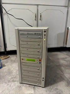 ILY enterprise ALERATEC 1:7 CD COPY TOWER MODEL 40 Duplicator DVD Tested Works - Afbeelding 1 van 10