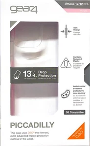 Gear4 Piccadilly Case - iPhone 12/12 Pro - Clear Pink - Picture 1 of 3