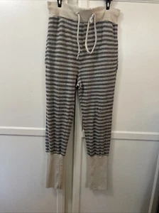 Caulfield Preparatory Jogger Sweatpant Mens Med Grey Heather StripeFrench Terry - Picture 1 of 20