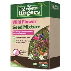 DOFF WILD FLOWER SEEDS SIMPLY SCATTER WILDFLOWER PLANTS BUTTERFLY BEE MIX 1KG - Picture 1 of 4