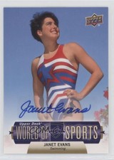2011 Upper Deck World of Sports Auto Janet Evans #296 Auto