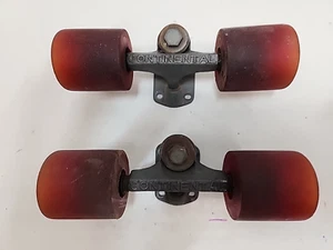 Camiones de monopatín Continental vintage plateados de 7,5" - Imagen 1 de 16