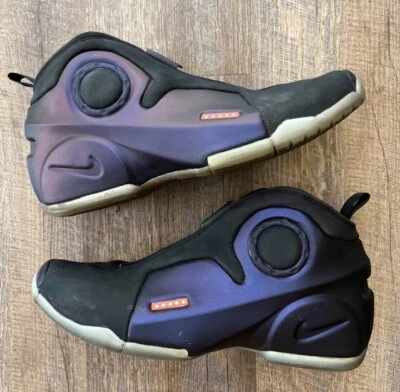 Nike Air Flightposite 2 Eggplant Purple Black Size 10.5 Sneakers CD7399-500 - Image 1 of 4