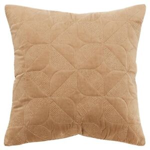 20"x20" Oversize Geometric Square Throw Pillow Cover Tan - Rizzy Home