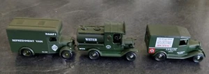 Lledo 1:47 Days Gone 3 Military Vehicles NAAFI, Water Tender, Refreshment Van. - Picture 1 of 4