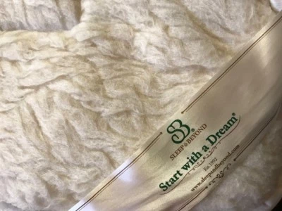 Washable Wool Fleece Cotton mattress topper pad protector myDual Sleep & Beyond  - Image 1 of 4