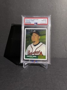 (PSA 10) 2010 Topps Heritage Chrome Chipper Jones Card #C36 (#/1961)