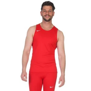 Nike Stock Muscle Tank Herren Running Top Oberteil Laufsport Funktionstop Single - Imagen 1 de 12