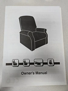 Manual del propietario usado para sillas elevadoras reclinables Pride & Mega Motion - Imagen 1 de 2