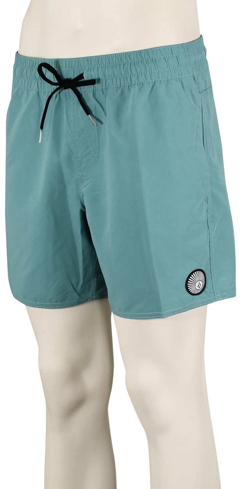 Volcom Lido Solid Volley Shorts - Britt Blue - New - Image 1 of 1