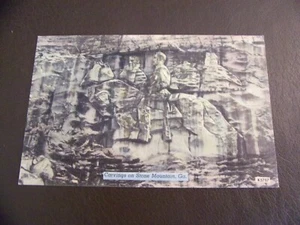 Vintage Stone Mountain, Georgia Carving Of Confederate Memorial - Picture 1 of 4