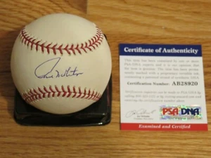 HOFer PAUL MOLITOR signed MINNESOTA TWINS Baseball PSA AB28920 TORONTO BLUE JAYS - Picture 1 of 2