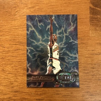 1997-98 METAL UNIVERSE - GARY PAYTON SONICS #63 - Image 1 of 2