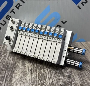 FESTO VTUG-14-VRPT-B1Y-Q10L-UR-Q6SU-10M 573606 VALVE TERMINAL (USED) - Picture 1 of 14