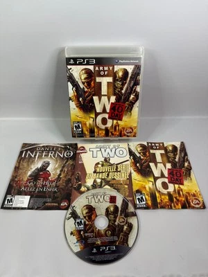 PS3 Army of Two: The 40th Day (PlayStation 3, 2010) Complete CIB w Manual - Image 1 of 4