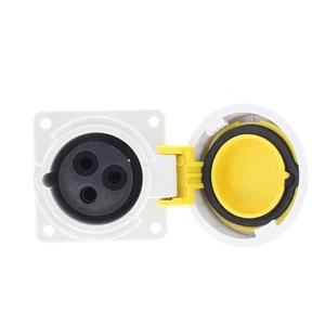 Bryant Watertight IEC Pin & Sleeve Receptacle 20A 125V Female Outlet 2P3W 320R4W - Picture 1 of 5
