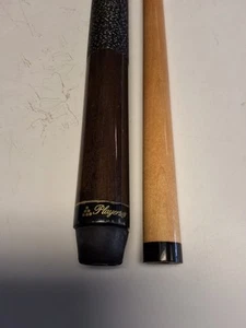 Players XI 2-piece Pool Cue 19oz Brown Color With Black/White Cloth Wrap 58in. - Picture 1 of 12