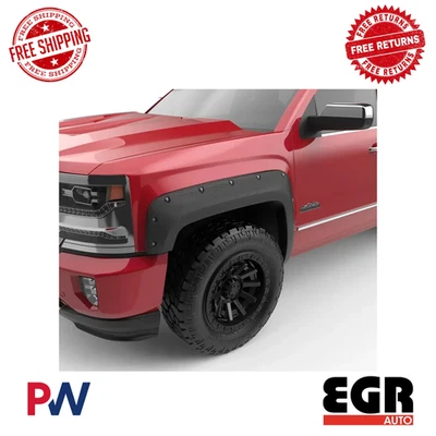 Базовые расширители крыльев EGR с болтовым креплением для Chevrolet Silverado 1500 2014–2018 годов выпуска - Изображение 1 из 4