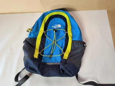 THE NORTH FACE Mochila Pequeña Niños Azul Lima Verde Amarillo EXCELENTE  Foto 1 de 4