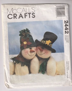 2442 McCALLS Crafts - 15" SNOWMAN - Picture 1 of 1
