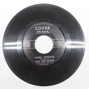 Juan Antonio Vuelves Tarde / Libre Cerrado 45 Vinyl Record VG 1909 - Picture 1 of 2