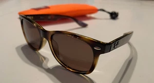 Ray Ban Junior Kids NWOT 9052SClassic Wayfarer Sunglasses Glossy Tortoise Unisex - Picture 1 of 4