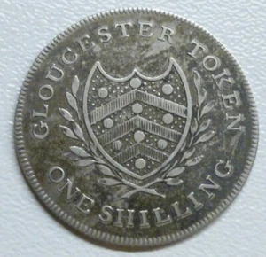 Gloucester Silver Shilling Token 19th Century D10 J.Whalley (1811)  - Picture 1 of 2