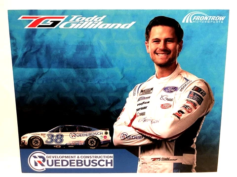 2023 TODD GILLILAND #38 RUEDEBUSCH NXT GEN FRM FORD NASCAR CUP SERIES POSTCARD Cover