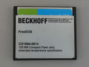 Beckhoff CX1900-0013 FreeDOS 128MB CF Card Compact Flash Card Swissbit - Picture 1 of 3