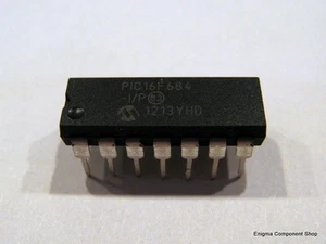 PIC 16F684 / 16F684-I/P Microcontroller IC. DIL14. UK Seller - Fast Dispatch - Picture 1 of 1