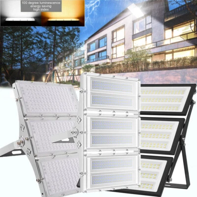 LTPAG 100W-400W Watt LED Flood Light Outdoor Security Garden Yard Spotlight Lamp 110V