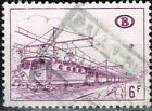 Belgium Railroad Electric Train stamp 1959