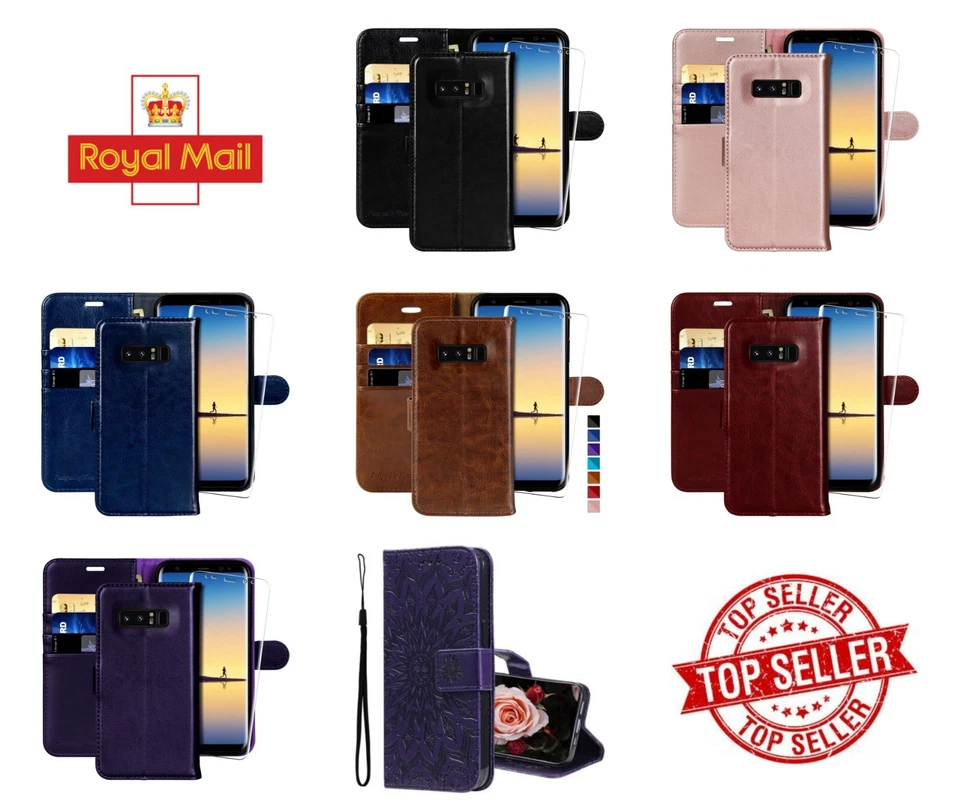 Wallet Case for Samsung Galaxy Note 20 8 Ultra Premium Leather Flip Card Holde - Image 1 of 1