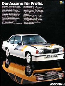 Opel Ascona 400 originale Werbung aus 1980,  Ascona B - Picture 1 of 2