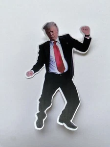 Donald Trump Decal DANCING Sticker Trump Inspired Viral Trump Dance YMCA 5" high - Picture 1 of 2
