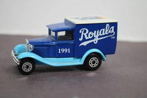 Vintage 1991 Matchbox Model A Ford Kansas City Royals MLB Baseball LQQK - Picture 1 of 6