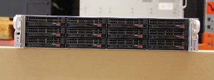 "Servidor Supermicro SSG-6029P-E1CR12T 12 bahías 3,5"" 12 Gbps 256 GB DDR4 X11 plateado 4110" - Imagen 1 de 11