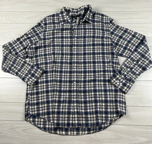 Banana Republic Standard Fit Button Up Shirt XL Men's Plaid Lightweight Neutral - Picture 1 of 6