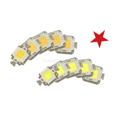10w 20w 30w 50w 100w Ricambio Modulo Chip Led Per Faro Luce Fredda/Calda 120Lm/W - Immagine 1 di 4