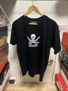 Neighborhood Filth & Fury Skull T-shirt Box Logo Black Medium M - Picture 1 of 5