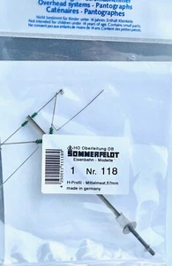 Sommerfeldt 118 H-Profil-Mittelmast 57mm, Gleisabstand Märklin H0 Neuware - Picture 1 of 1