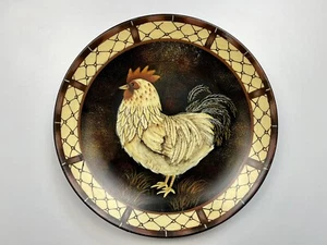 BELLISSIMO! CIOTOLA PER PIATTI VINTAGE DA COLLEZIONE GALLO ~ 10 POLLICI ANTICA DA COLLEZIONE ANTICA - Foto 1 di 6