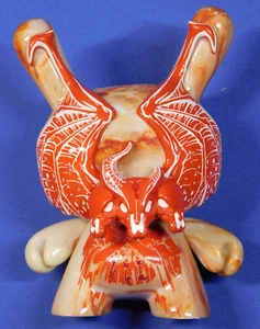 KIDROBOT AZAZEL DEMON DUNNY 5-INCH VINYL FIGURE BLOODMILK RED MARBLE NO BOX - Picture 1 of 5