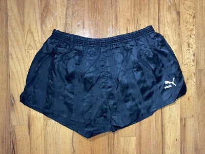 Pantalones Cortos Puma Nylon Años 80 De Colección D8 X-LARGE Correr Sprinter Brillante Satinado Retro De Colección Foto 1 de 3